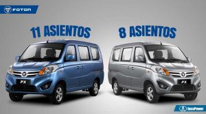 Minivan para negocio - FOTON - gasolina y dual - 8 y 11 asientos